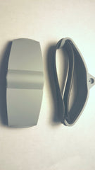 125x38mm Grey Silicone Wrist Straps (pairs)
