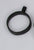 Black Unipolar Soft SIlicone Penis Rings